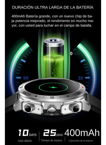 Reloj Inteligente Multifuncional Con Auriculares Bluetooth