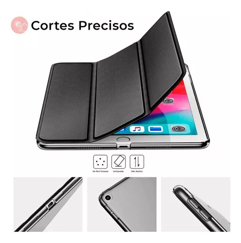 Capa P/ iPad 7 8 9 Geração 2019 10.2 Pol A2197 A2198 A2200