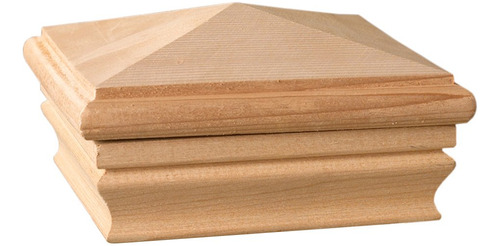 Deckorators Tapa Poste Madera Tipo Pir Amide Alta Newport