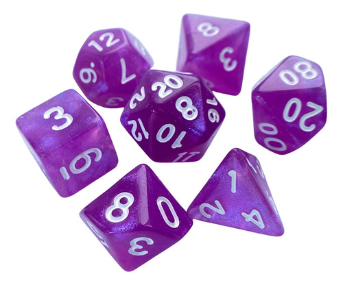 2 Juego De Dados Cristalinos, Dados De Juego 2 Piezas