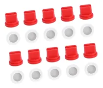 Comprar Boquillas De Pulverización De Ventilador De 10x De 10x Rojo