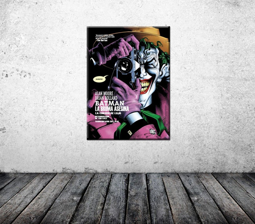 Cuadro Moderno Comic Dc Jocker Guason- Lienzo - 35x50cm