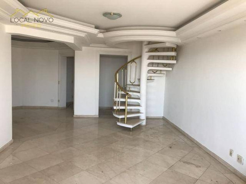 Imagem 7 de 19 de Apartamento Triplex Residencial À Venda, Tatuapé, São Paulo. - At0001