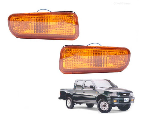 Imagen 1 de 5 de Juego Faroles Parachoque Chevrolet Luv 1999 A 2005 // El Par