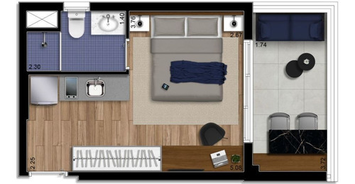 Studio Residencial Para Venda, Liberdade, São Paulo - St2241. - St2241-inc