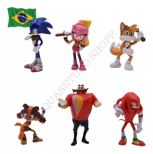 Kit 6 Bonecos - Sonic e sua turma