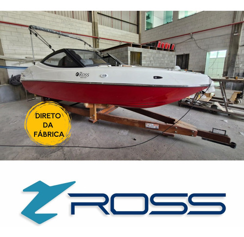 Lancha 19 Pês 2024 Nova Mercury 100 Hp 4t - 8 Pessoas  