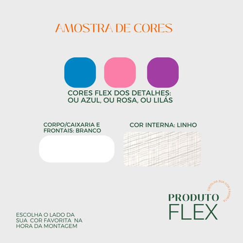 Guarda-roupa Solteiro Canadá 3 Portas Linhamobília