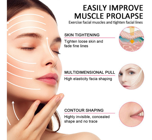 Fita Facial Para Levantamento De Fita Facial Invisível Fita