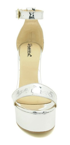 Imagen 3 de 3 de Tacones De Mujer Elegante Fiesta Tacón Grueso 245-9455