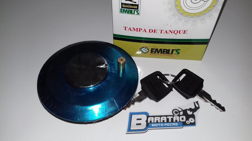 Tampa Do Tanque Cromada C/ Respiro Xls Xlr 125 Nx 150 200 Xr