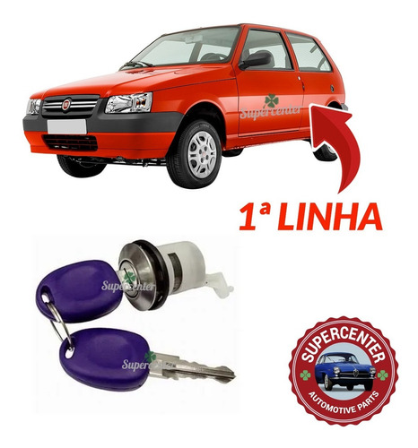 Cilindro Da Porta Direita Chave Fiat Uno 2 Portas Após 2003