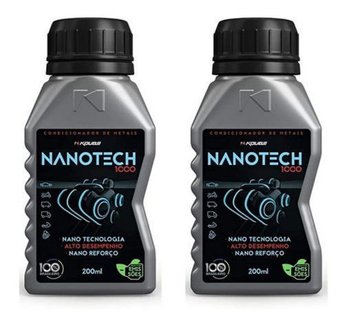 Imagem 1 de 5 de Kit 2 Nanotech 1000 Condicionador De Metais Koube