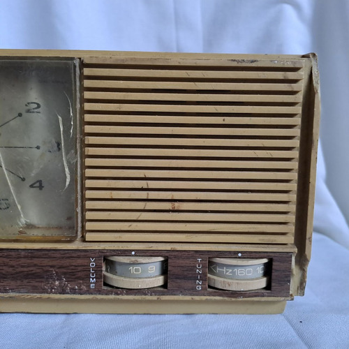 Radio Vintage Id Electronics: Radio Am Y Reloj. (Usado)