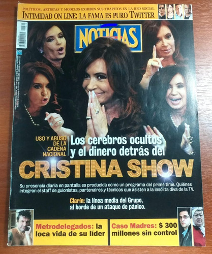 Revista Noticias 17 Agosto De 2012 Cristina Show 