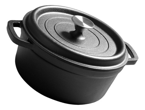 Horno Holandés De Hierro Fundido Resistente De Doble 20cm