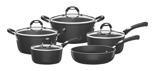 Juego de Utensilios de Cocina Tramontina Mônaco Black de 5 piezas