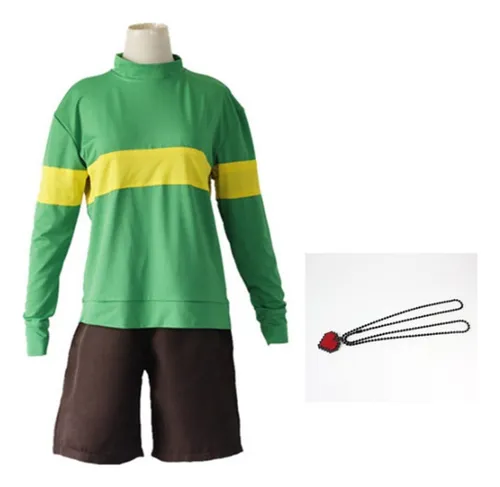 Disfraz De Cosplay De Chara Frisk Undertale, Juego De Anime