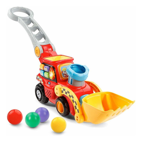 Empujador De Pop-a-balls Vtech Y Pop Bulldozer