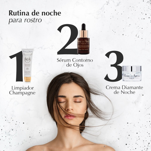 Imagen 7 de 7 de Crema Facial Noche Con Polvo De Diamante Rejuvenecedora
