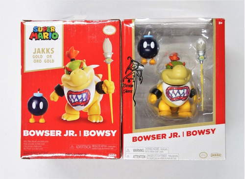 Figura World Of Nintendo Bowser Jr Bowsy 7cm Brujostore