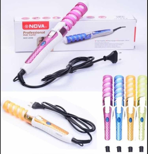 Enruladora Encrespadora Rizadora Profesional Nova Nhc 8558