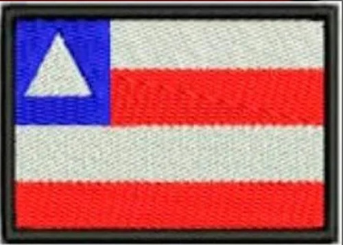Imagem 3 de 10 de Kit C/ 3 Mini Bandeira Bordada 4x3cm Estados Países Patch