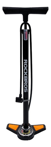 Inflador Rockbros De Pie De 160 Psi Con Manómetro Bi Válvula