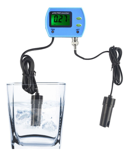 Medidor De Agua Ph-9851 Lcd Quality Analizador Ph/tds