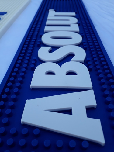 Imagen 5 de 7 de Bar Mat Esterillas Para Barra Absolut Blanca