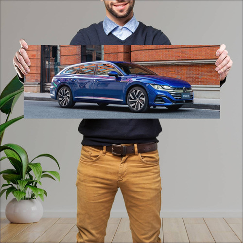 Cuadro 30x80cm Auto 2022 Volkswagen Arteon Shoot 955