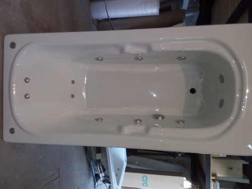 Hidromasaje Hidrostyle 170x 80 10 Jets 3/4 Hp Acrílico!! Color Blanco Sanitario.