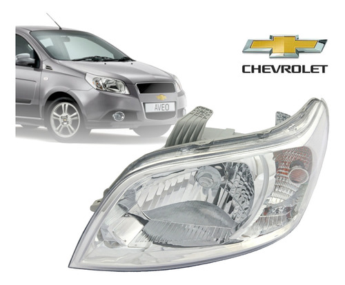 Faro Izquierdo Para Chevrolet Aveo Speed 2012