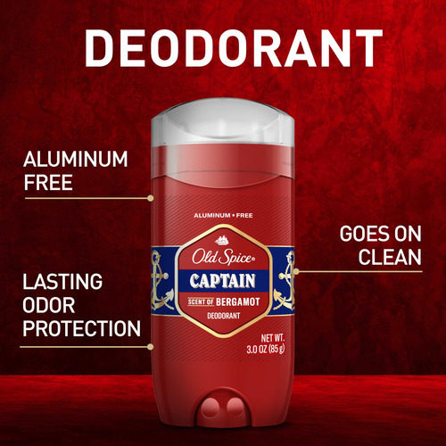 Desodorante Old Spice Captain De 90 Ml Para Hombre, 2 Pzs.