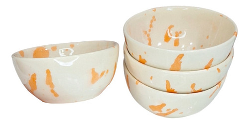 4 Bowls De Cerámica 