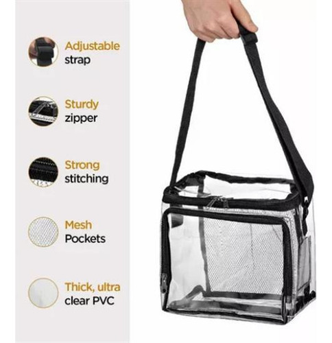 Bolsa De Almuerzo Transparente Con Cremallera 2024 /56.