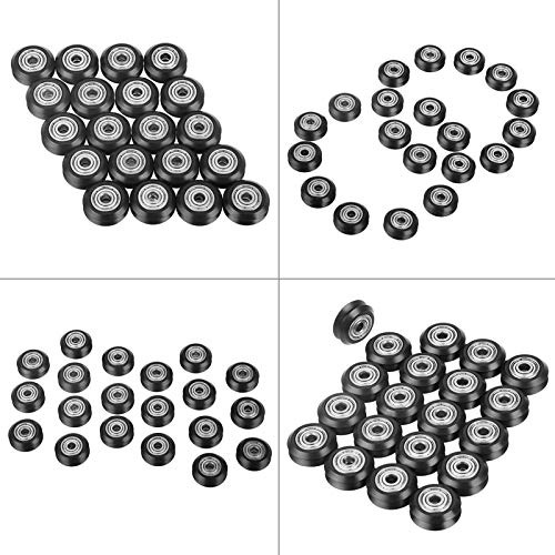 Rodamientos En V, 20pcs Ruedas En V Con Rodamiento, Polea Pa