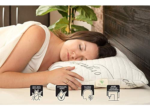 Sueño Artesanal Almohadas De Látex Natural Para Dormir Ajust