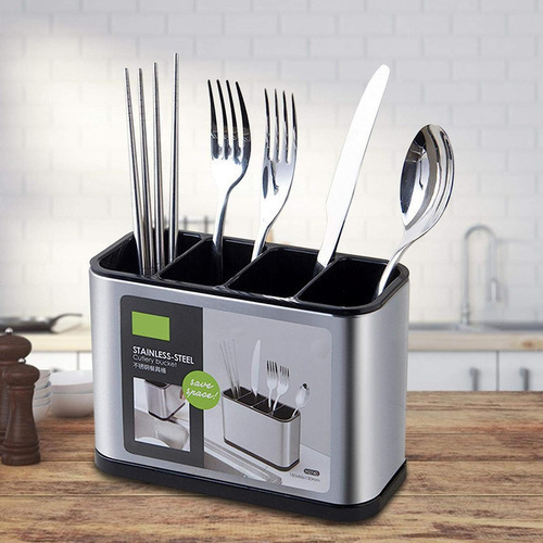 Portacubiertos De Cocina, Soporte Para Cubiertos De Acero