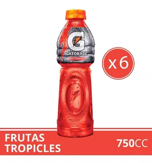 Gatorade Frutas Tropicales 750ml X6