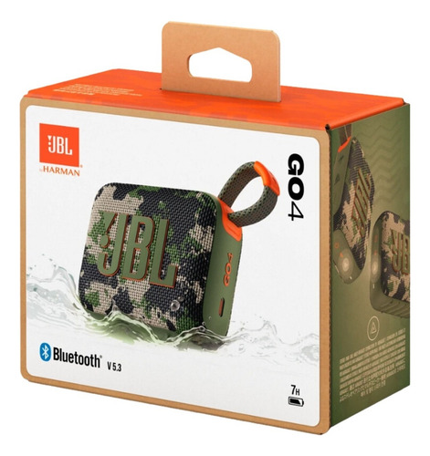 Parlante Jbl Go4 Portable - Camuflado Color Camuflaje