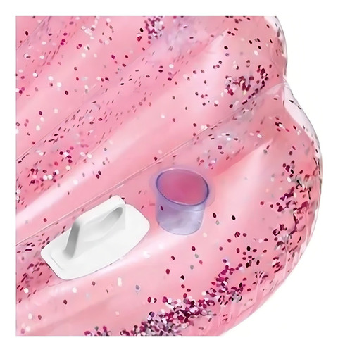 Inflable Flotador Para Alberca Con Forma De Concha Rosa