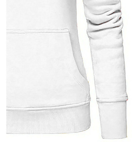 Sudadera L Para Mujer, Con Capucha, Cuello Alto, Manga Larga