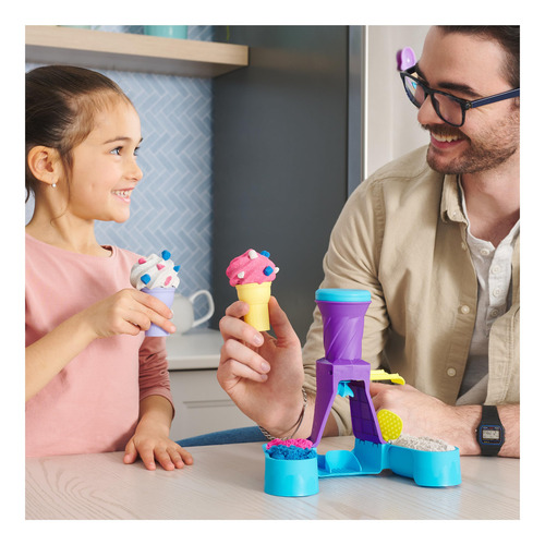 Estación De Servicio Suave Toy Kinetic Sand Con 400 Ml Play