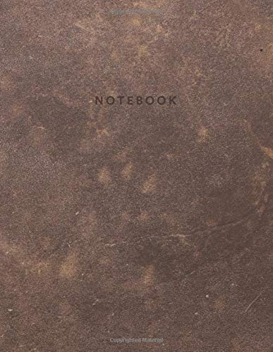 Notebook Beautiful Dark Brown Leather Style With Engraved Le