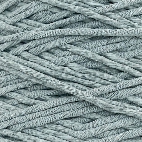 Makrama Cordón Algodón Macramé Hilaza 4mm Color Verde Pálido