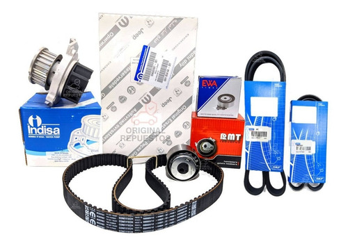 Kit Distribución + Bomba + Poly-v Fiat Palio 326 1.4 Evo