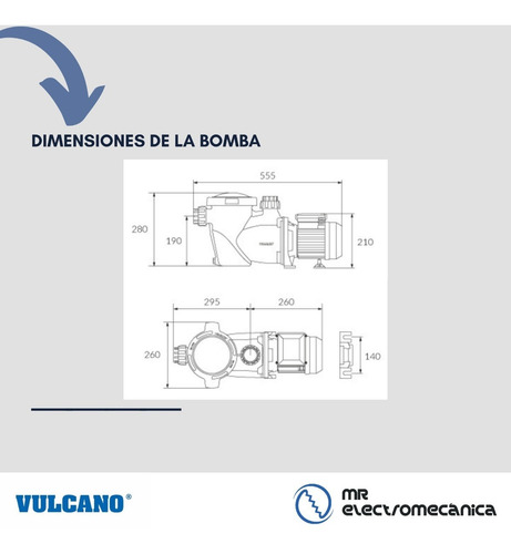 Imagen 7 de 10 de Kit Vulcano Pileta 35.000 L. Hormigón Super Completo