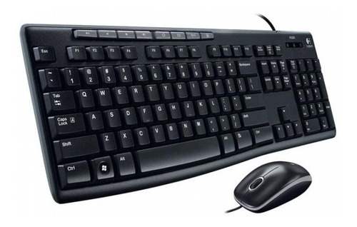 Kit Logitech Mk200 Teclado Y Mouse Alambrico Multimedia (920