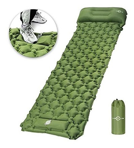 Cojin Dormir Inflable Para Camping Ultraligero Impermeable